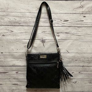 NWOT Black Bella Russo Shoulder Bag